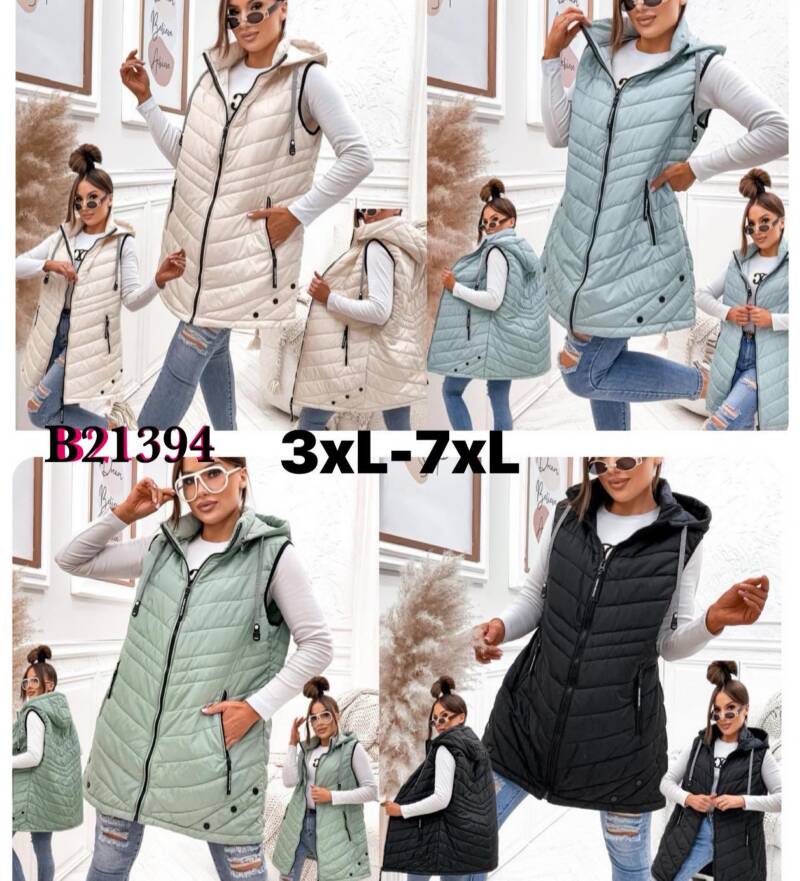 Kamizelka damskie Roz 3XL-7XL, 1 Kolor Paczka 5 szt